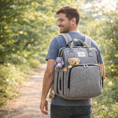 NidoBag™ - Pañalera con Cambiador Plegable Multiuso