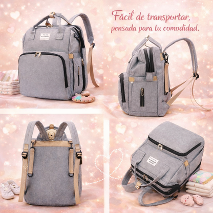 NidoBag™ - Pañalera con Cambiador Plegable Multiuso