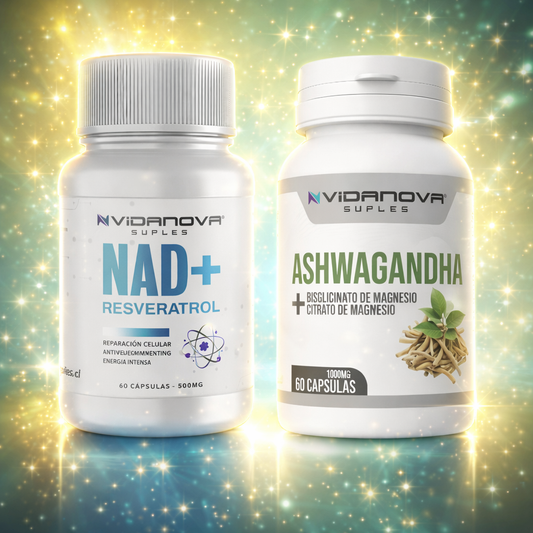 NadAshwagandha™- PACK DUO Más vitalidad, menos estrés cada día