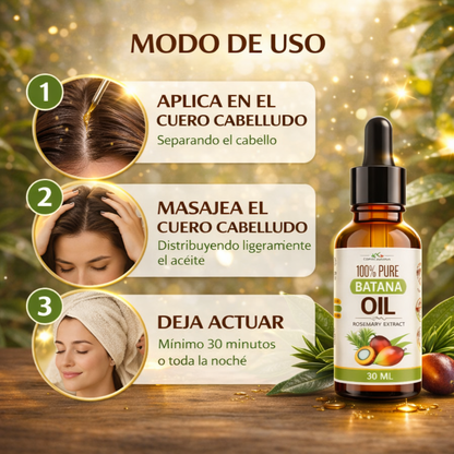 BatanaLuxe™ – Aceite de Crecimiento Capilar 30 ml