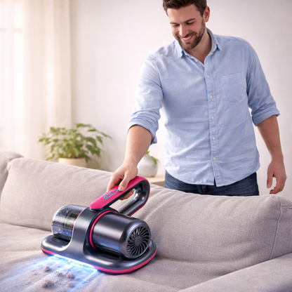 CleanMite™ – Limpiador Aspirador de Ácaros y Pelusas