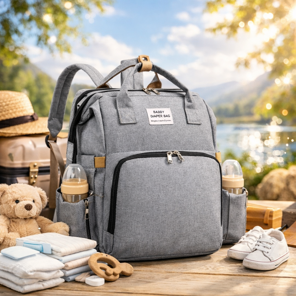 NidoBag™ - Pañalera con Cambiador Plegable Multiuso