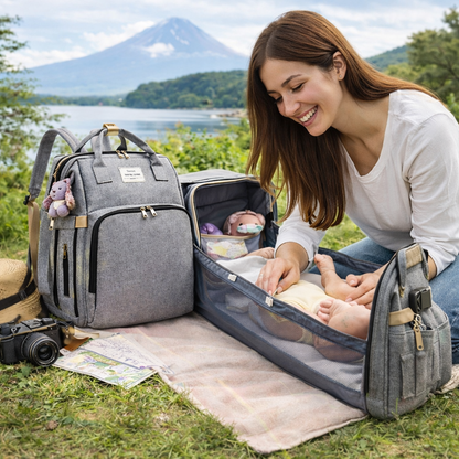 NidoBag™ - Pañalera con Cambiador Plegable Multiuso