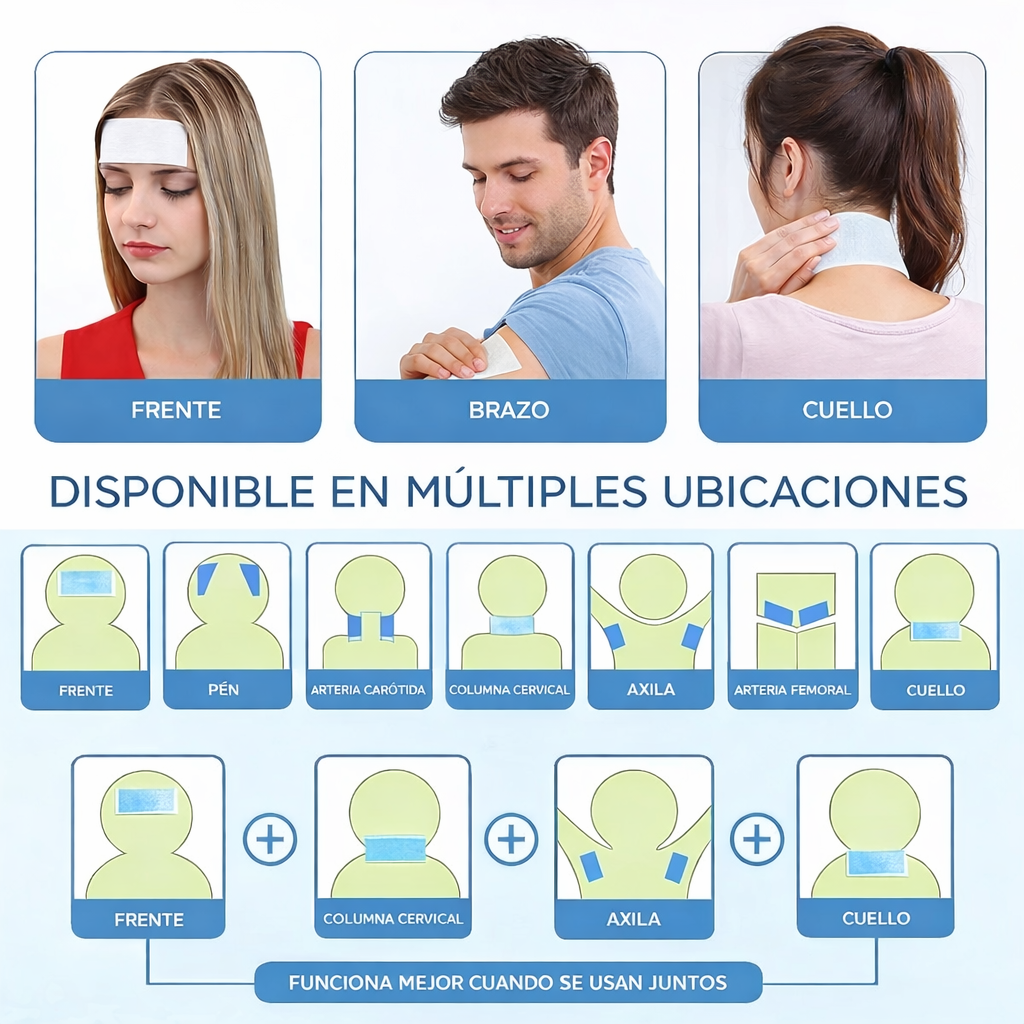 AlivioCool™ - Parches de Gel Refrescante
