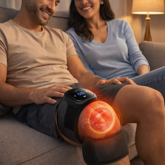 VibraHeat Pro™ - Masajeador Térmico 3 en 1 para Rodilla