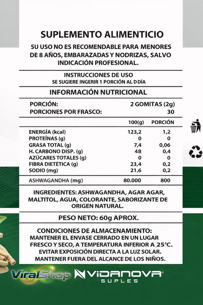 Ashwagandha™ - Apoyo al Estrés y Bienestar Mental