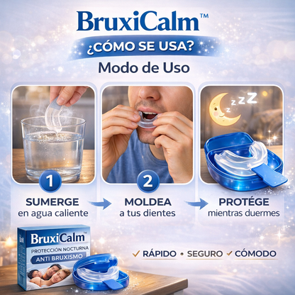 BruxiCalm™- Placa Anti bruxismo Apnea Y ronquido